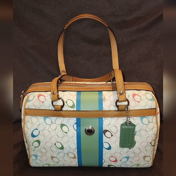 Coach Multi-colored leather bag - Picture 2 of 16